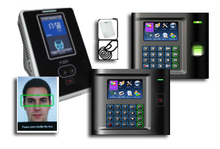 Shift2Work fingerprint, card, and facial recognition readers connect directly to the internet.  No computer is necessary